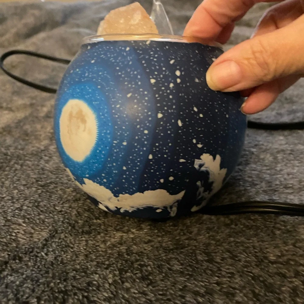Celestial Himalayan diffuser lamp